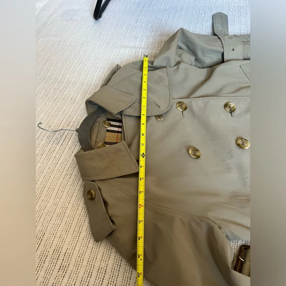 Classic Tan Trench Coat Burberry USA  small 6 - Picture 4 of 15